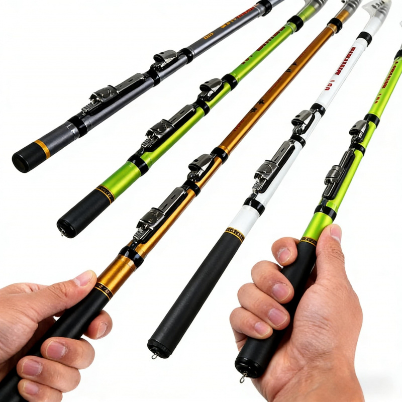 Fishing Rod Telescopic - 1.5 Meter 2.4 Ultra-light, Hard-action, High-elasticity,