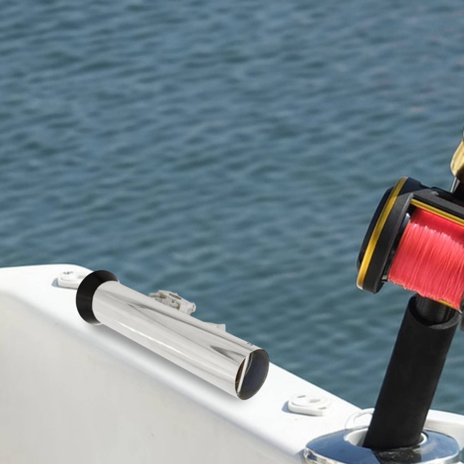 Adjustable Rail Mount Rod Hold - Fishing Rod Boat recension och pris