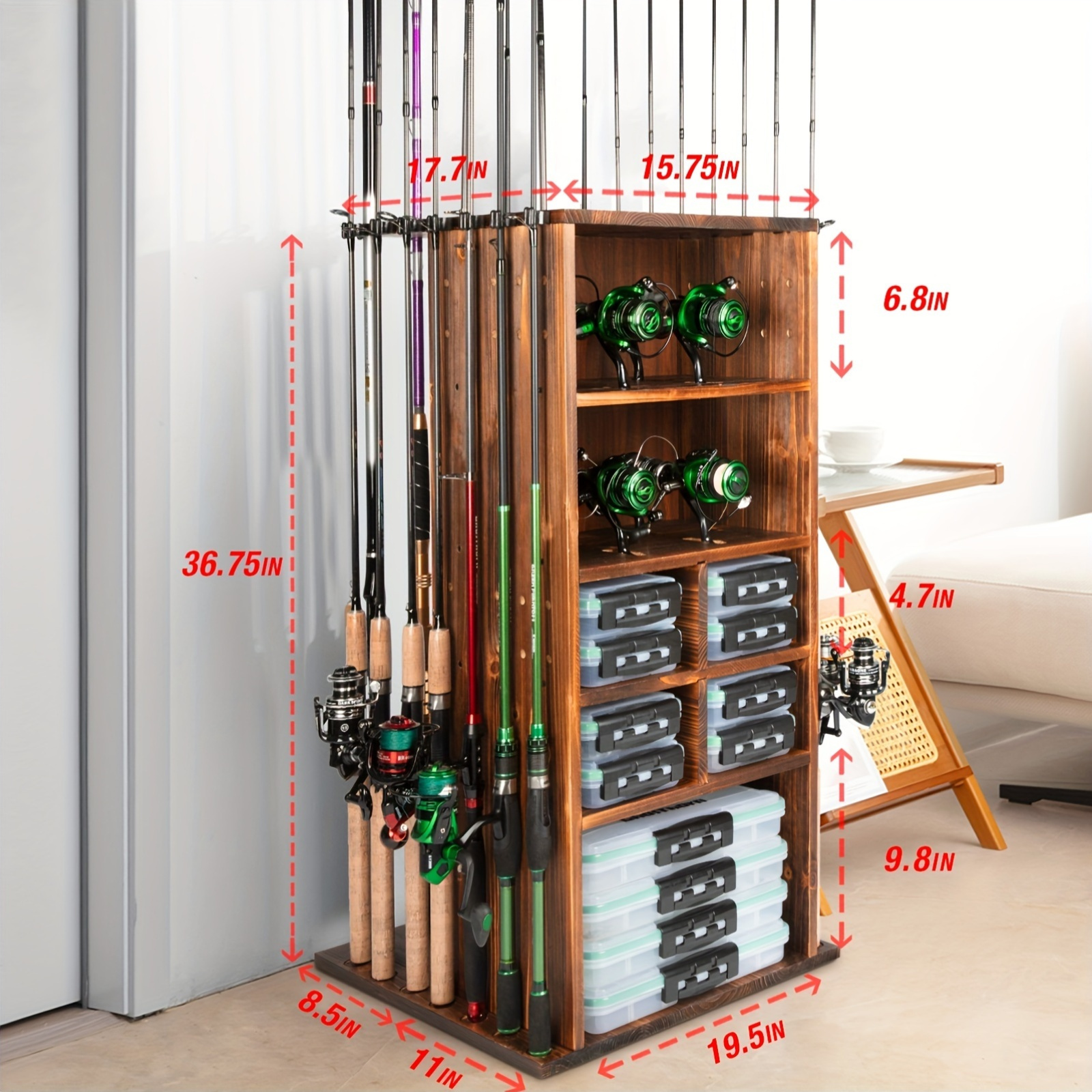 Fishing Rod Holders for Garage - Fishing Rod Rack recension och pris
