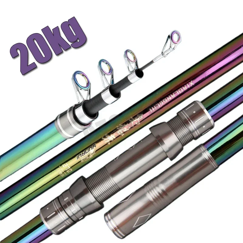 2.1m-4.5m Telescopic Spinning  - Fishing Rod Surf recension och pris