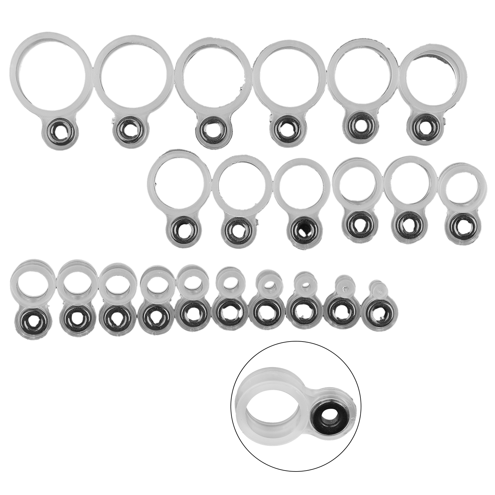 14/22Pcs Fishing Rod Eyelet Re - Fishing Rod Guide Replacement recension och pris