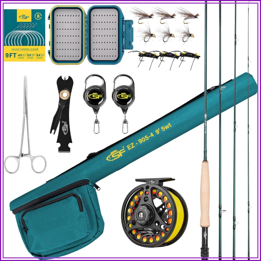 Fly Fishing Rod Combo Starter  - Fishing Rod Fly recension och pris