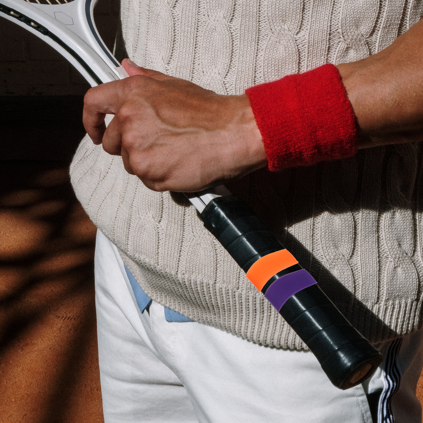 8Pcs Silicone Racket Grip Ring - Fishing Rod Carbon Fiber recension och pris