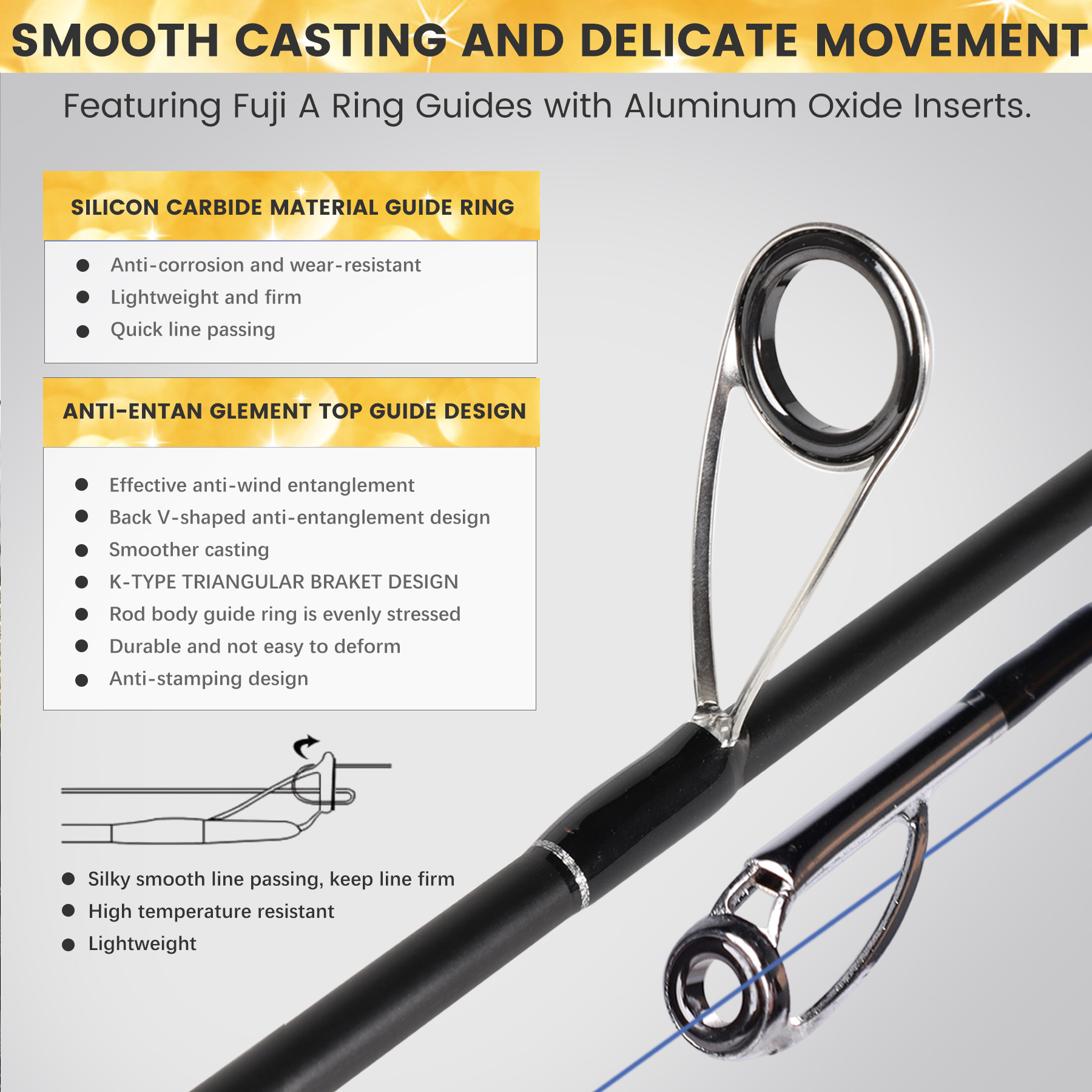 9KM Fishing Rod 1.8m/1.98m/2.1 - Fishing Rod Carbon Fiber recension och pris