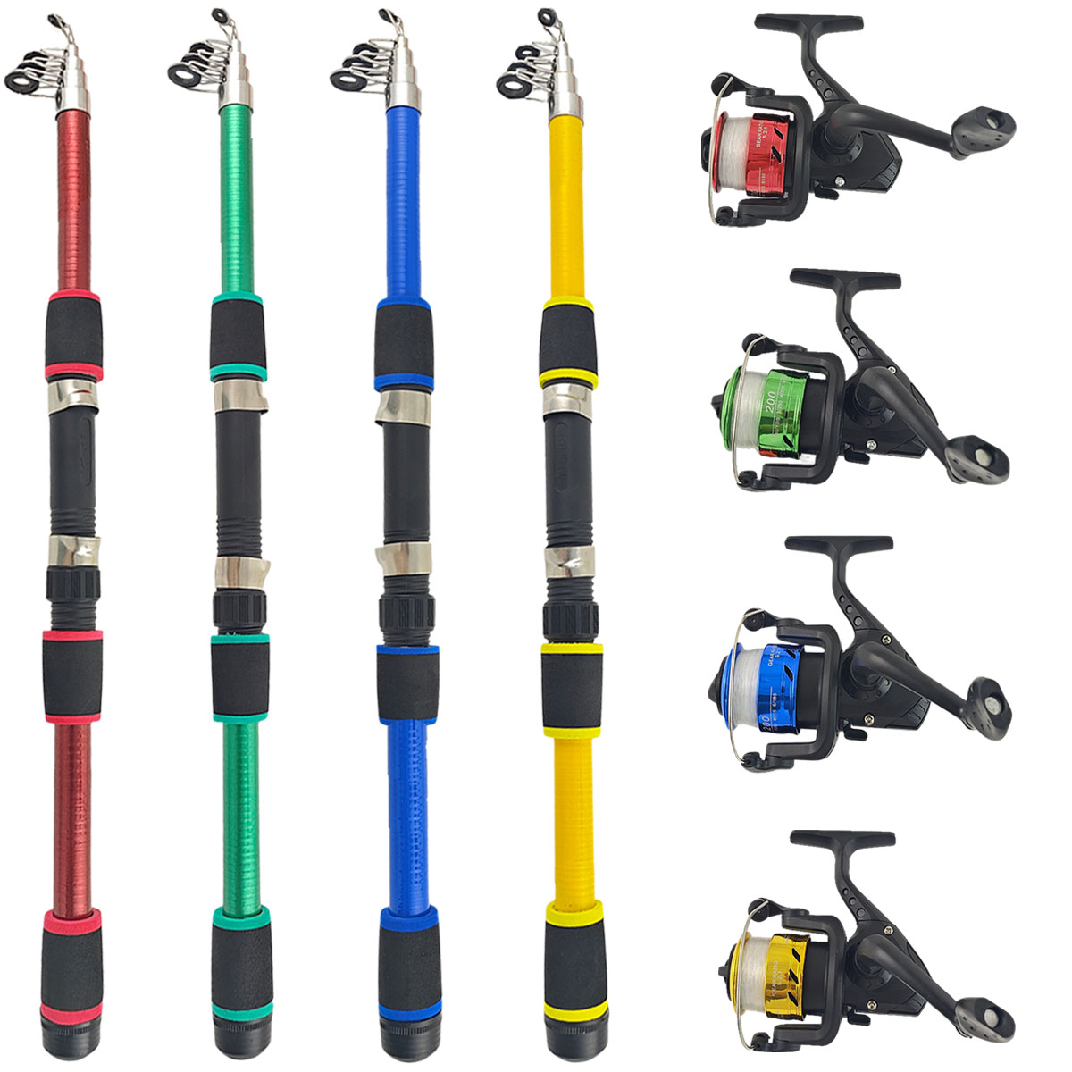 Mini Telescopic Sea Fishing Ro - Fishing Rod Combo recension och pris