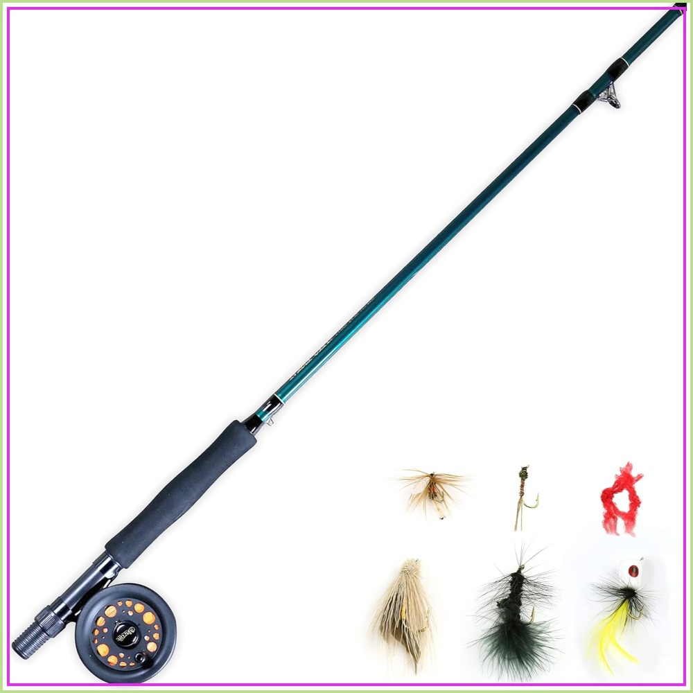 Complete Fly Fishing Kit - 8ft - Fishing Rod Fly recension och pris