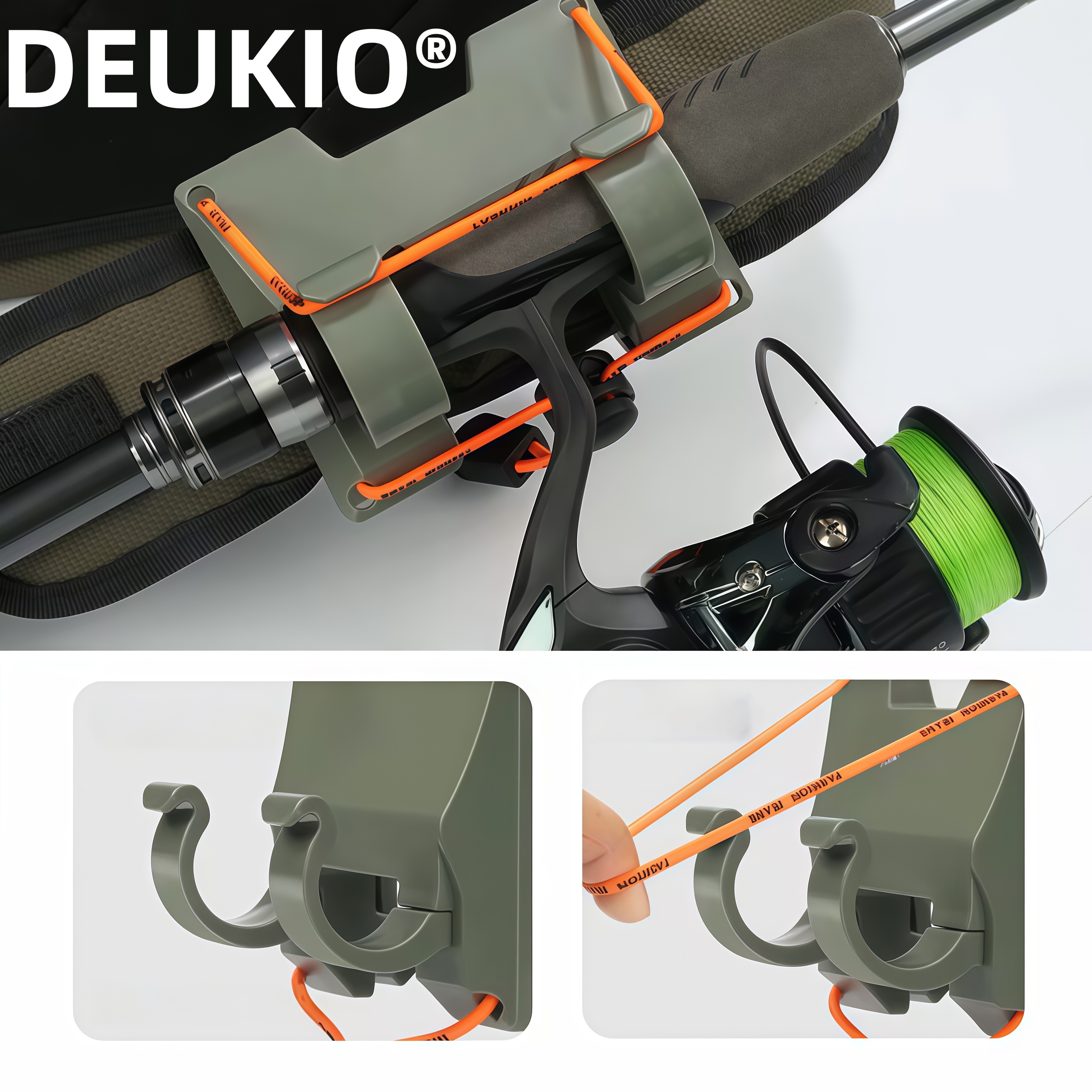 DEUKIO Outdoor Belt Clip Rod H - Fishing Rod Fly recension och pris