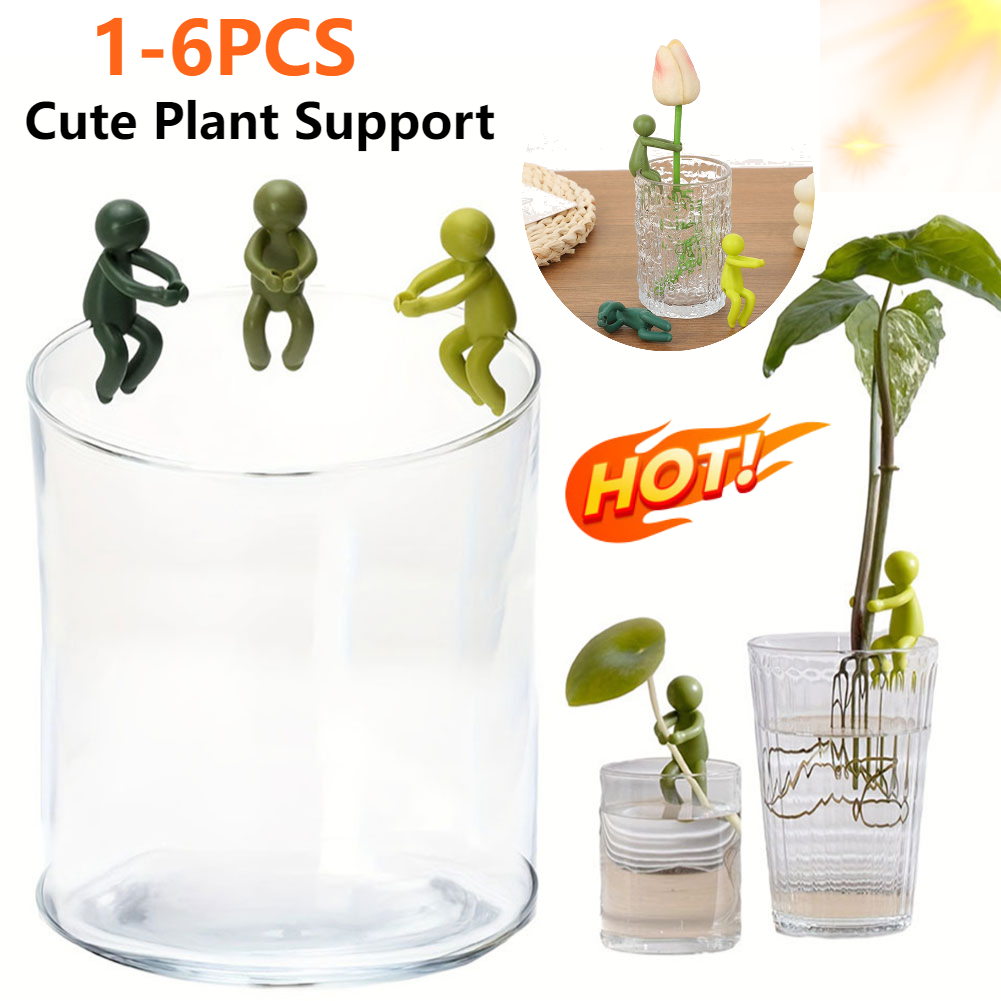 1-6 PCS Cute Plant Stand Plast - Fishing Rod Holder recension och pris