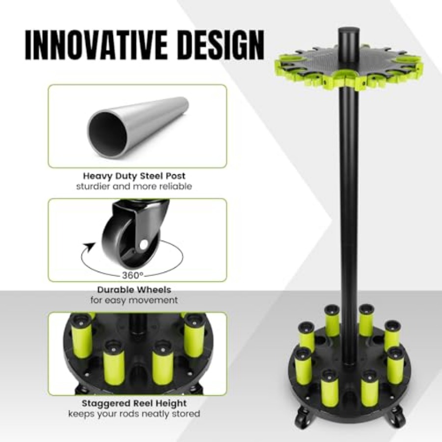 Fishing Rod Holder for Garage, - Fishing Rod Rack recension och pris