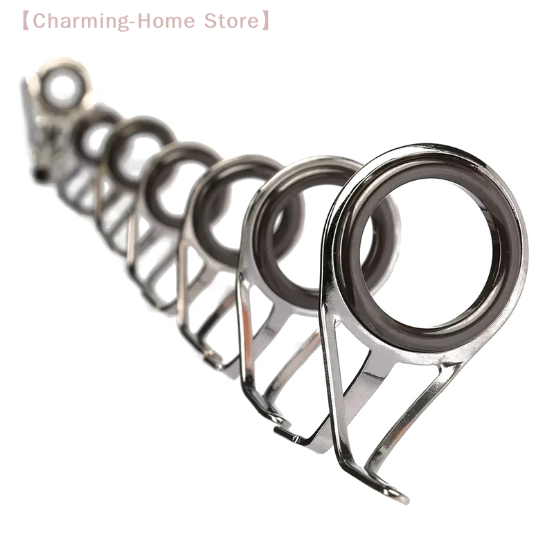 【M】4Pcs Stainless Steel Fishin - Fishing Rod Guide Replacement recension och pris