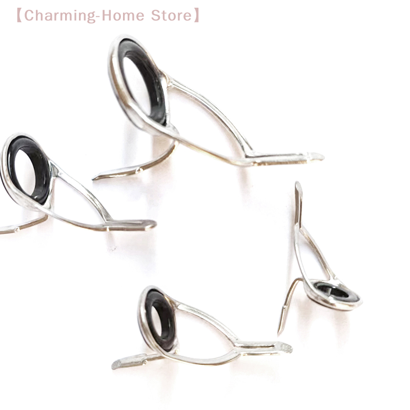 【M】4Pcs Stainless Steel Fishin - Fishing Rod Guide Replacement recension och pris